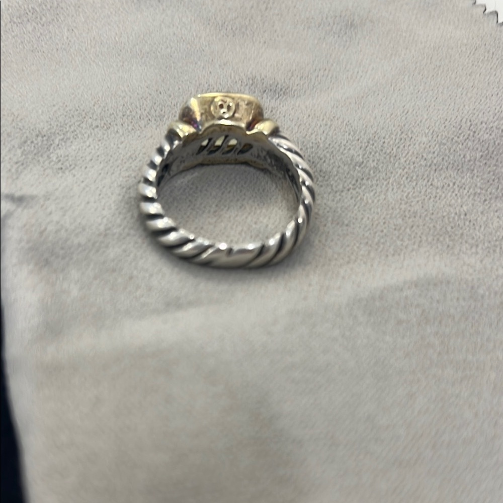 David Yurman Citrine Nobless Cocktail Ring - Vintage 1990s - Picture 3 of 4